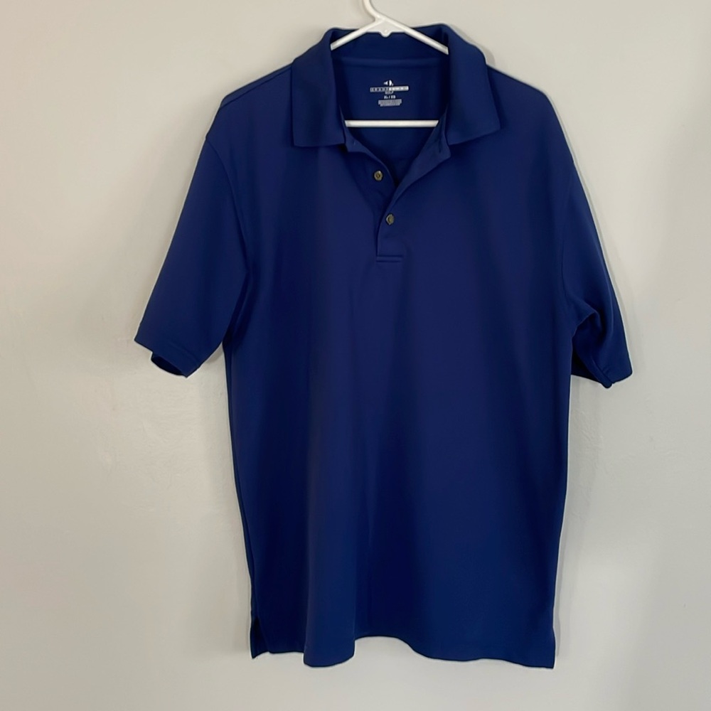 Dark blue XL Grand Slam Golf Shirt collared and new